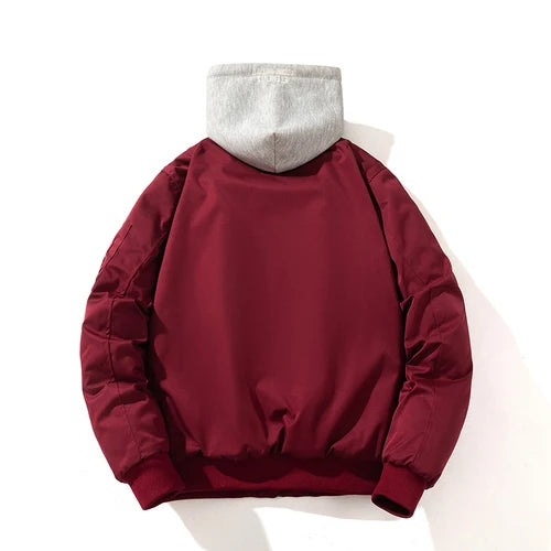 Minimalist Zip-Up Bomber Jacket