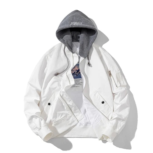 Minimalist Zip-Up Bomber Jacket